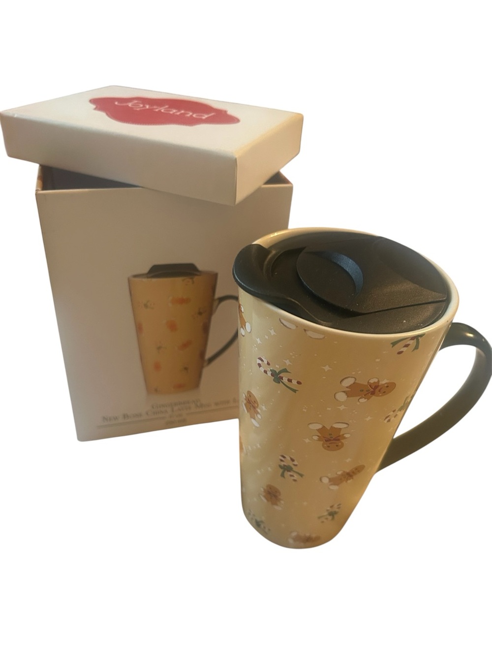NEW Joyland Gingerbread Man 17 oz Travel Mug